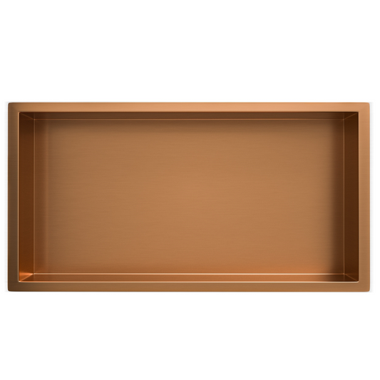 Inbouwnis voor douche Wiesbaden Demis 60x30 cm in geborsteld brons