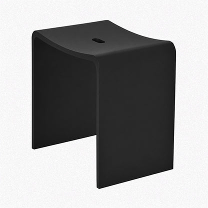 Douchekruk Wiesbaden Zita Solid surface 40x30cm mat zwart