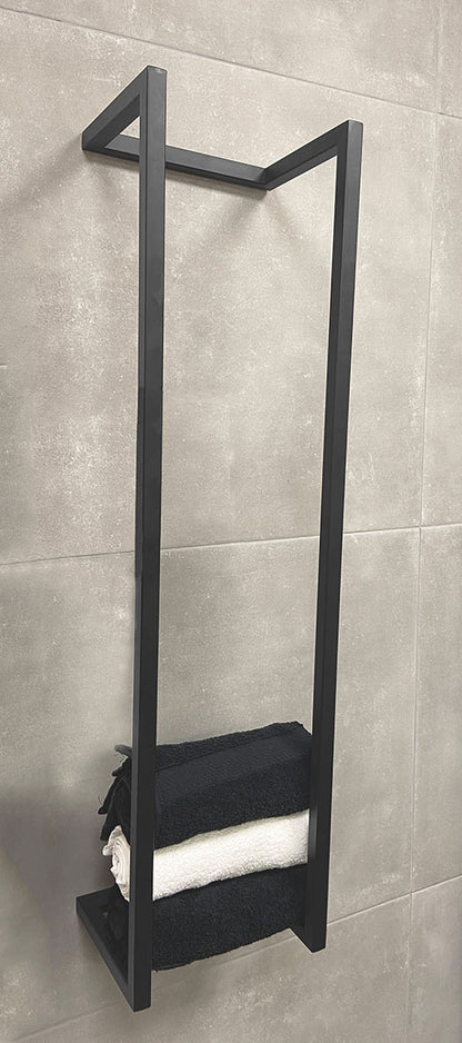 Handdoekrek Wiesbaden Loft 95x25x20cm in gunmetal