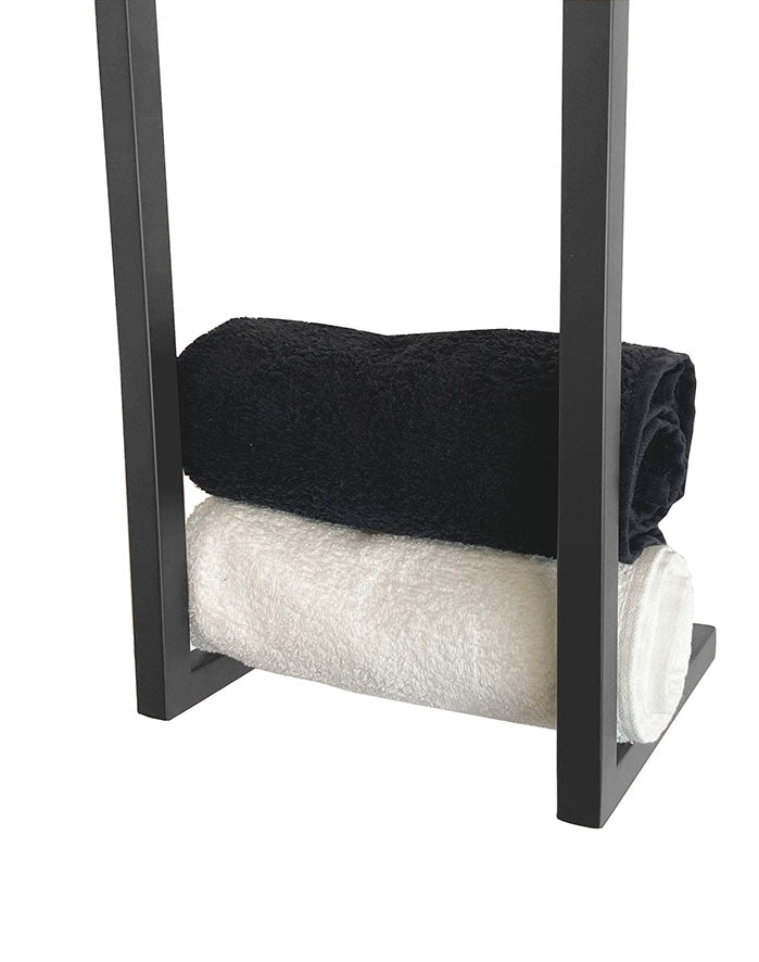 Handdoekrek Wiesbaden Loft 95x25x20cm in gunmetal