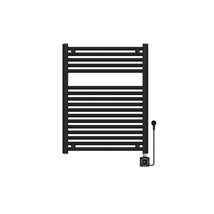 Elektrische designradiator Elara Smart Wifi 76cm x 60cm mat zwart