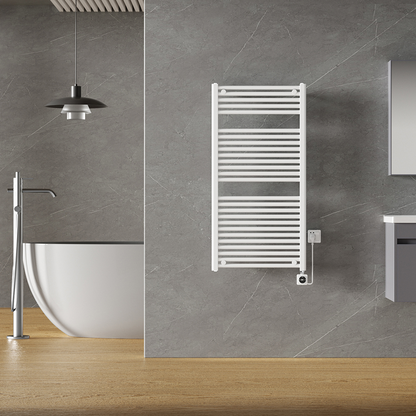 Elektrische designradiator Elara Smart Wifi 120cm x 60cm glans wit