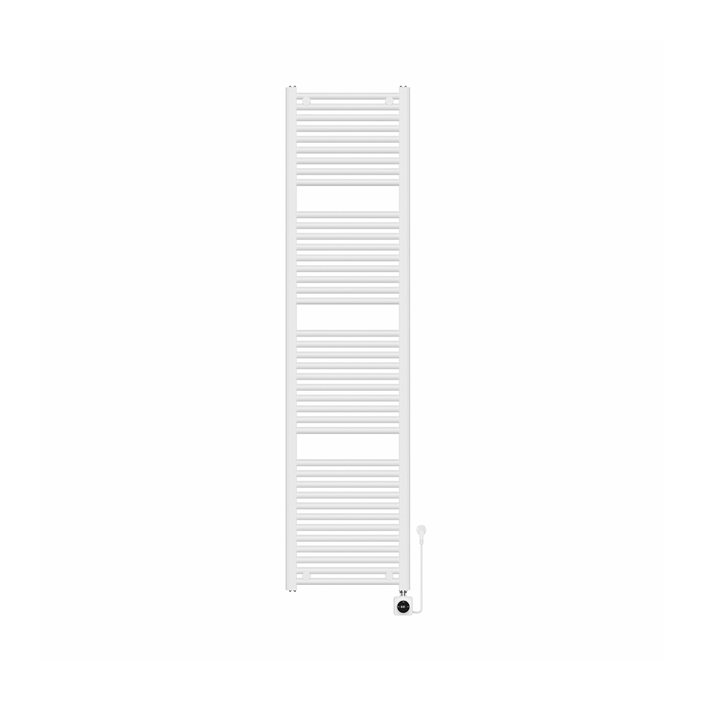 Elektrische designradiator Elara Smart Wifi 180cm x 45cm glans wit