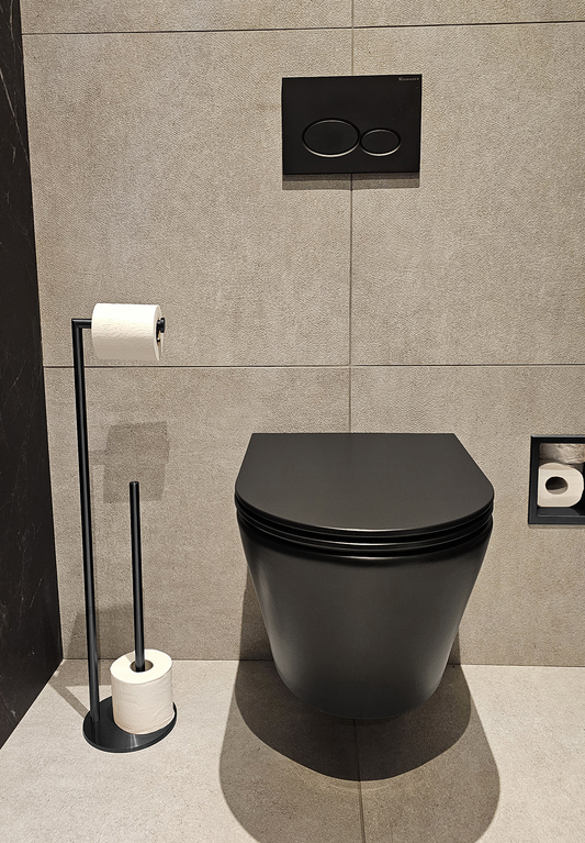 Toiletrolhouder vrijstaand Wiesbaden Alonzo gunmetal