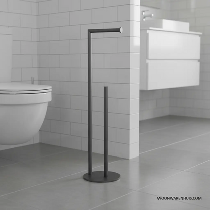 Toiletrolhouder vrijstaand Wiesbaden Alonzo gunmetal