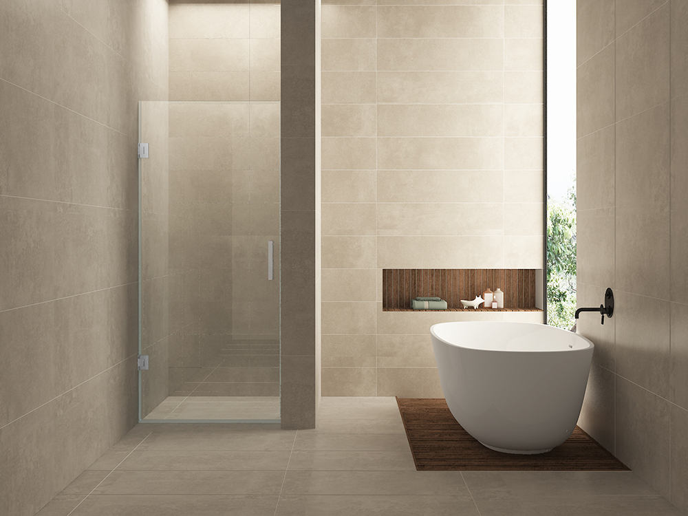 Nisdeur Wiesbaden Less 90x200 cm chroom beslag en 8mm helder glas