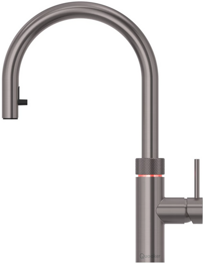 Kokendwaterkraan Quooker Flex Round met COMBI+ 7 liter reservoir in gunmetal