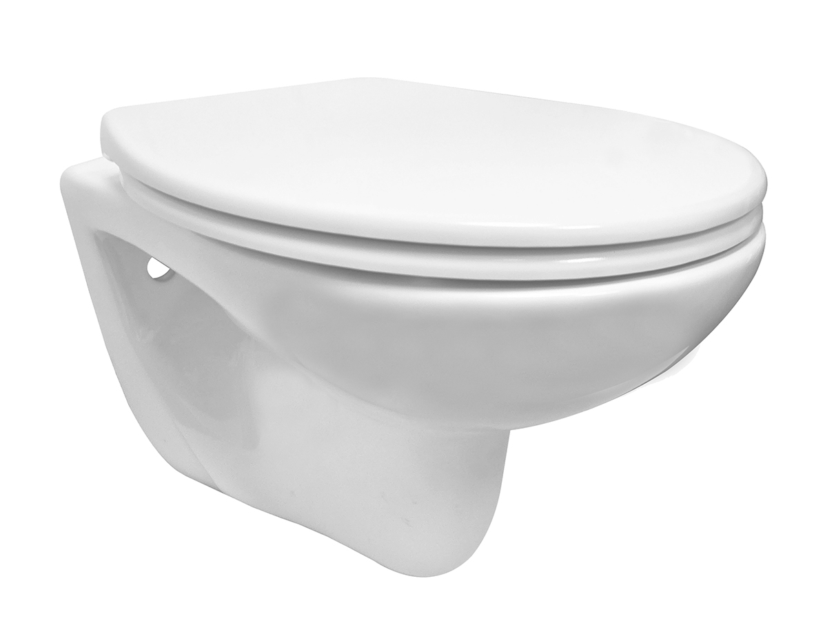 Wandcloset Xellanz Neptunus 2.0 met toiletzitting glans wit