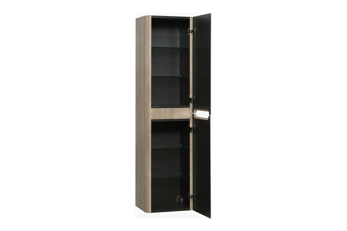 Badkamer kolomkast Wiesbaden Sulora 160cm licht eiken