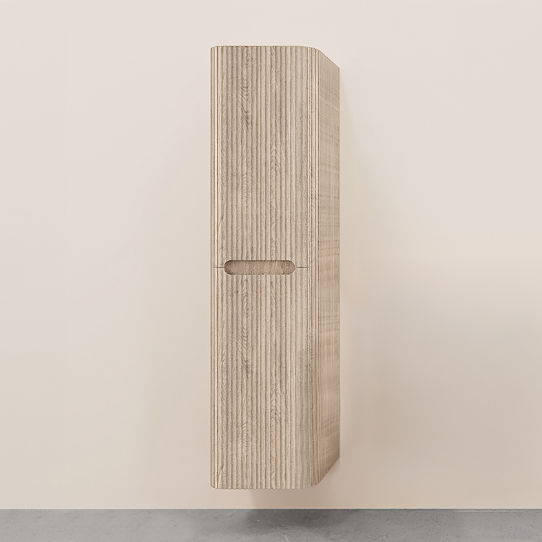 Badkamer kolomkast Wiesbaden Sulora 160cm licht eiken