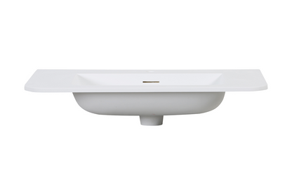 Wastafel Wiesbaden Laro 80cm solid surface mat wit