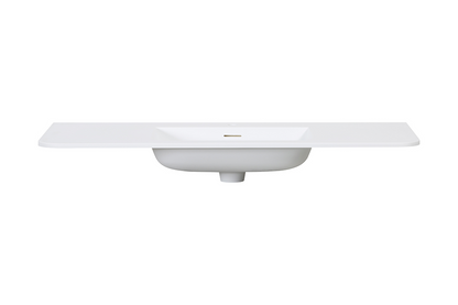 Wastafel Wiesbaden Laro 120cm solid surface mat wit