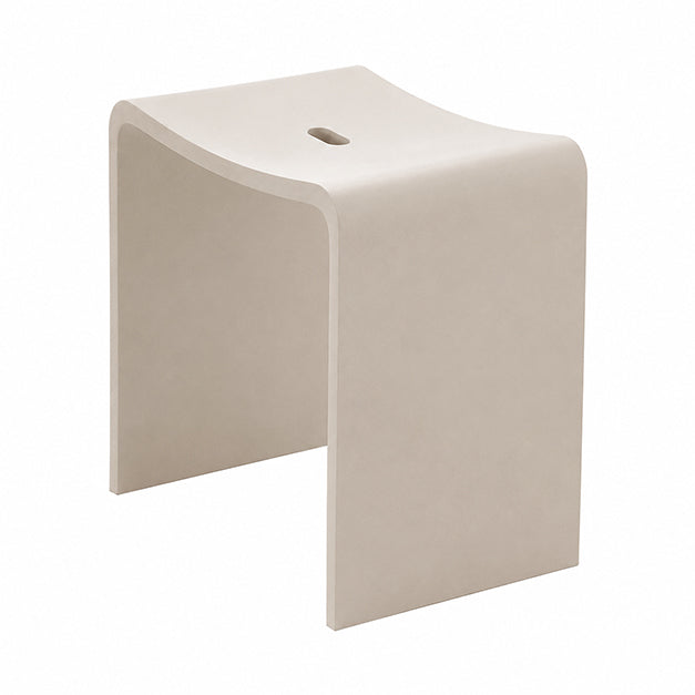 Douchekruk Wiesbaden Zita Solid surface 40x30cm mat beige