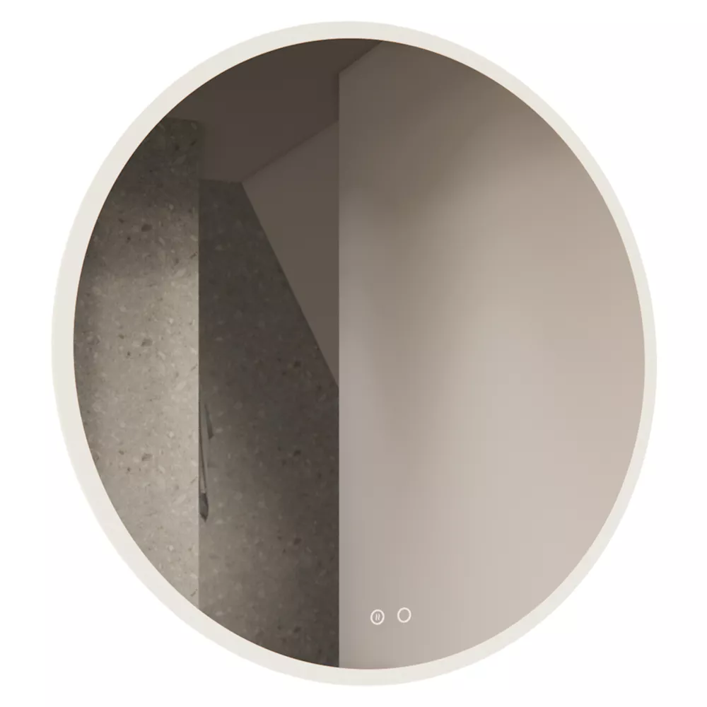 Badkamer spiegel GD Circum 100cm met anti-condens functie en dimbare LED randverlichting