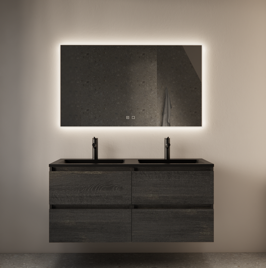 Badkamer spiegel GD Style 160cm met anticondens functie en indirecte/dimbare LED verlichting