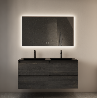 Badkamer spiegel GD Style 100cm met anticondens functie en indirecte/dimbare LED verlichting
