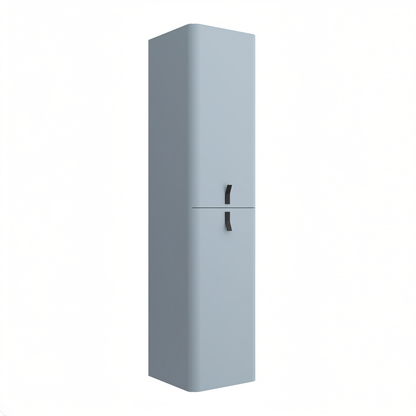 Badkamer kolomkast Salgar Uniiq Blue fog 150cm mat licht blauw