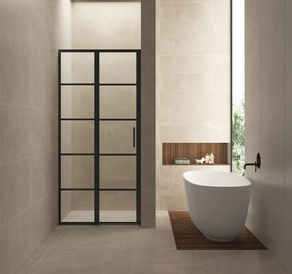 Nisdeur Wiesbaden Horizon 120x80 cm mat zwart