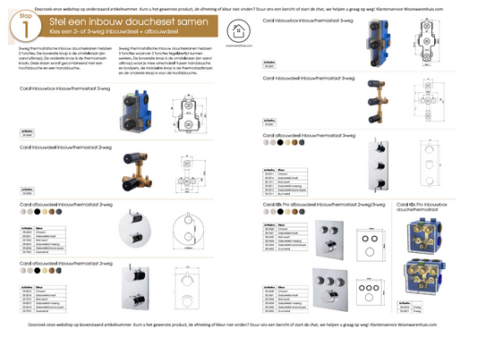 Wiesbaden Unimatch doucheslang metaal 150 cm mat zwart