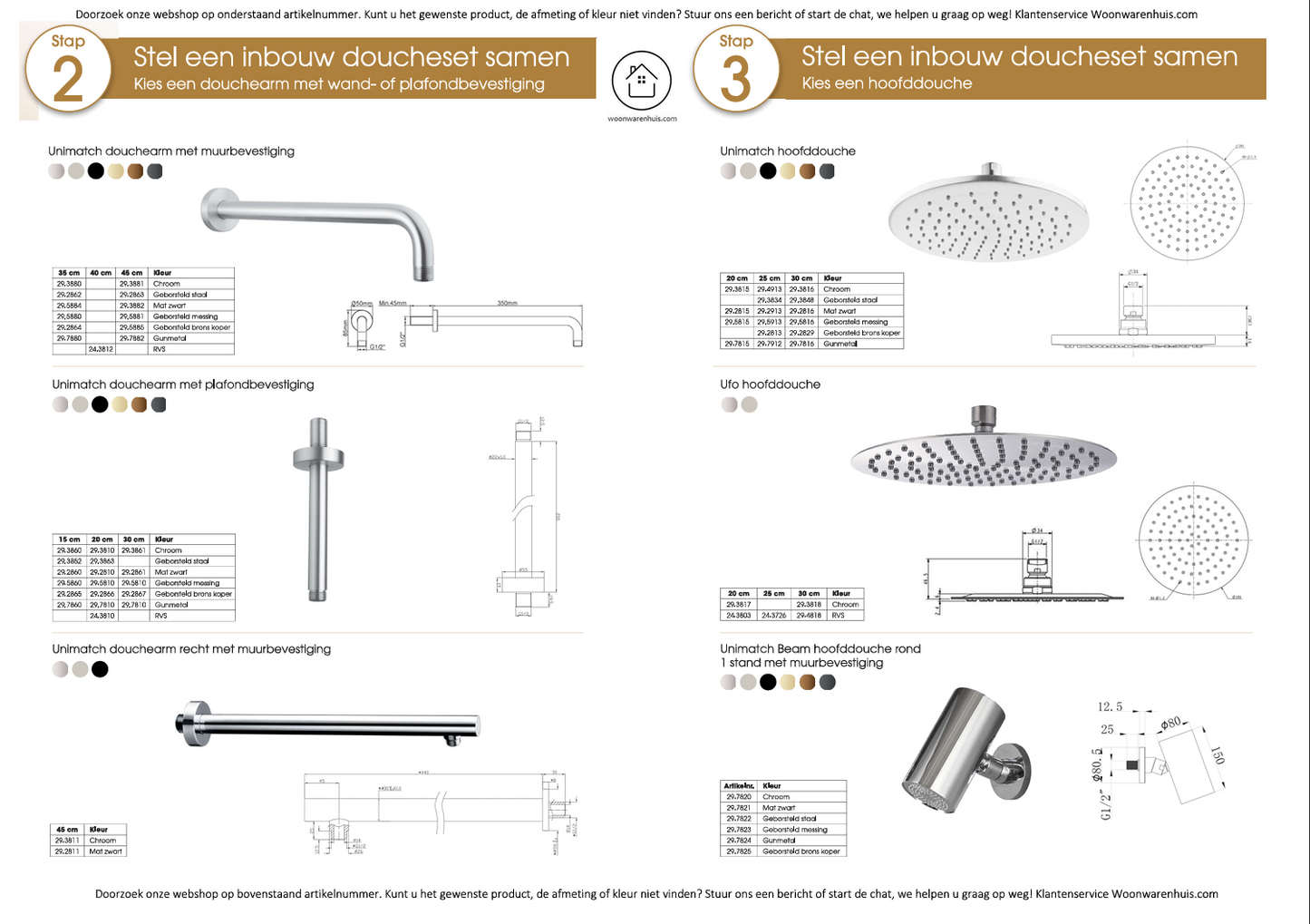Wiesbaden Unimatch wandhanddouchehouder kunststof geborsteld staal PVD