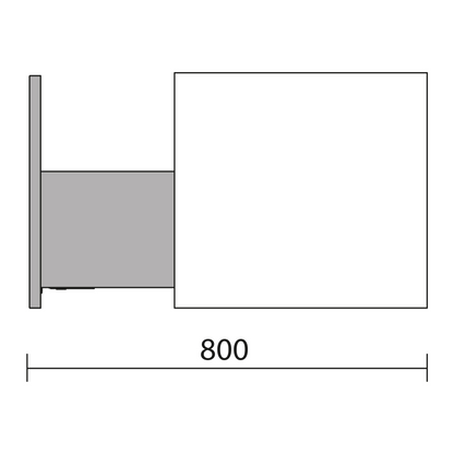 Project Afrika: een natuurlijke meubeloplossing van 160cm breed met half verzonken wasbak in een werkblad van leisteen