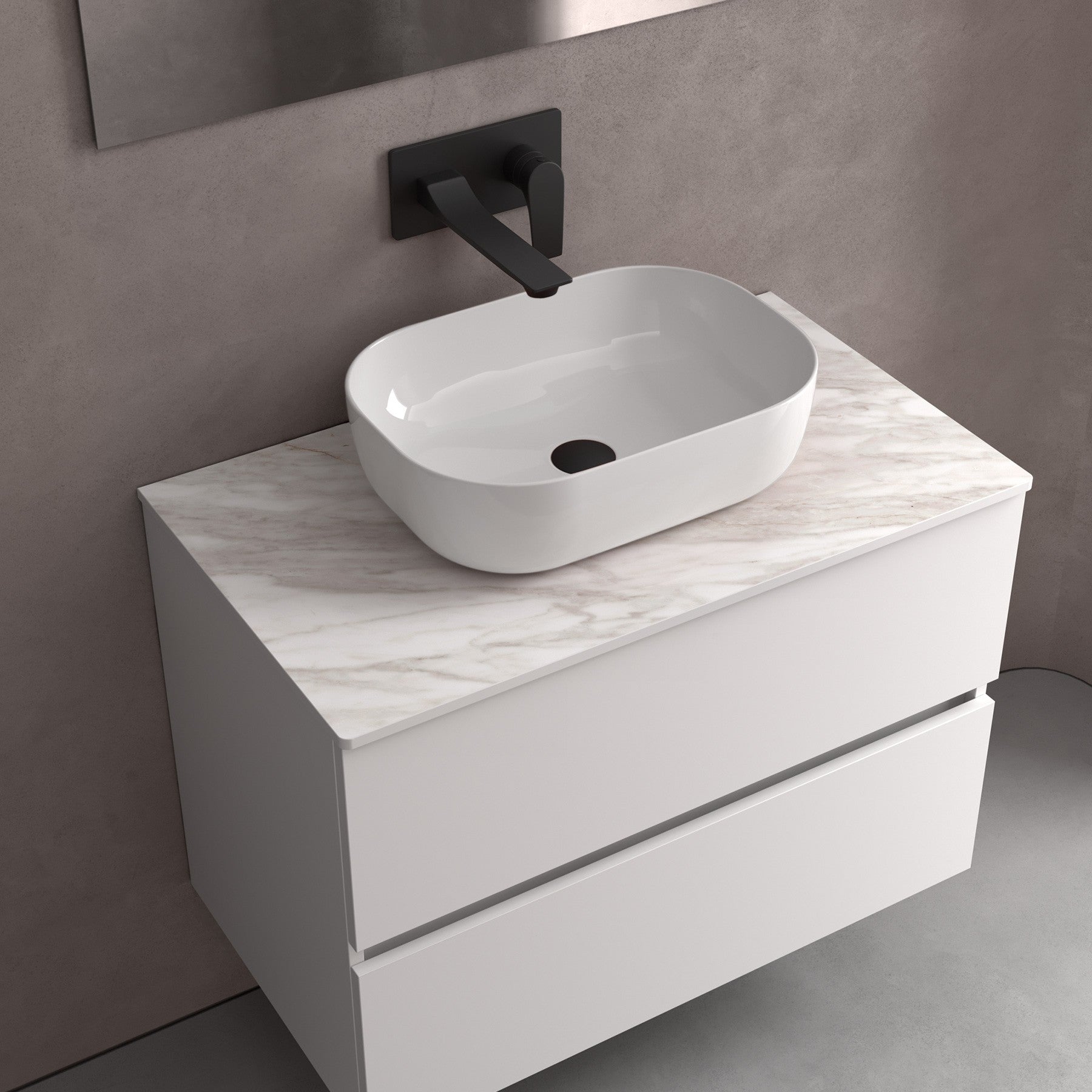 Badkamermeubelset Salgar Domus 100cm in sienna eiken - foto #4