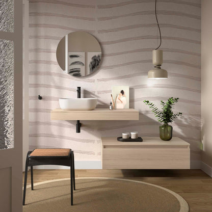 Badkamermeubelset Salgar Domus 100cm in sienna eiken - foto #1