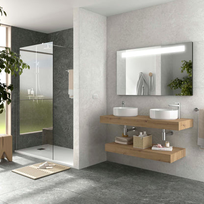 Badkamermeubelset Salgar Domus 120cm in montana eiken - foto #1