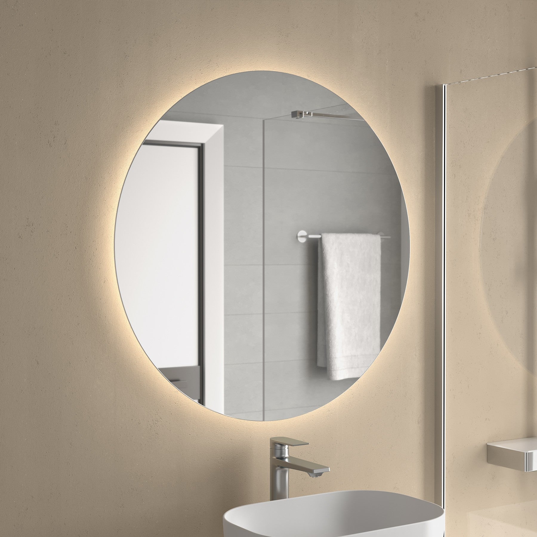 Badkamermeubelset Salgar Domus 100cm in sienna eiken - foto #5