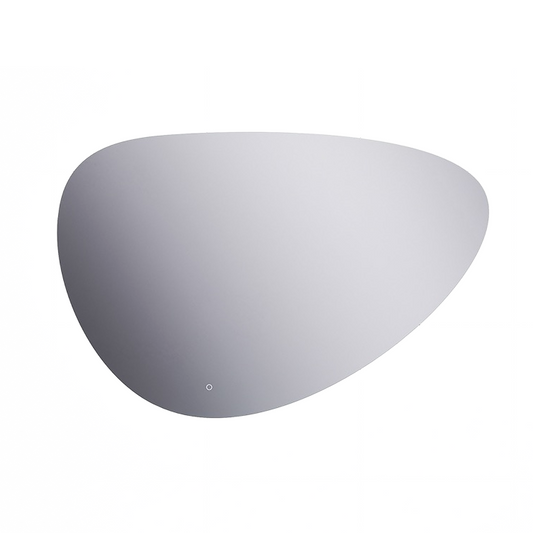 Badkamerspiegel Wiesbaden Uovo 60x41cm met indirecte/dimbare LED verlichting